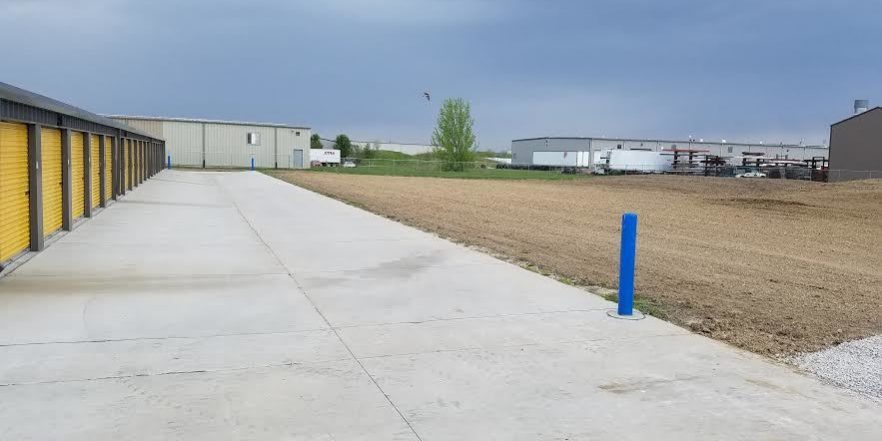 Seeding at Storage Unit Facility Landscaping Seeding at Storage Unit Facility Landscaping